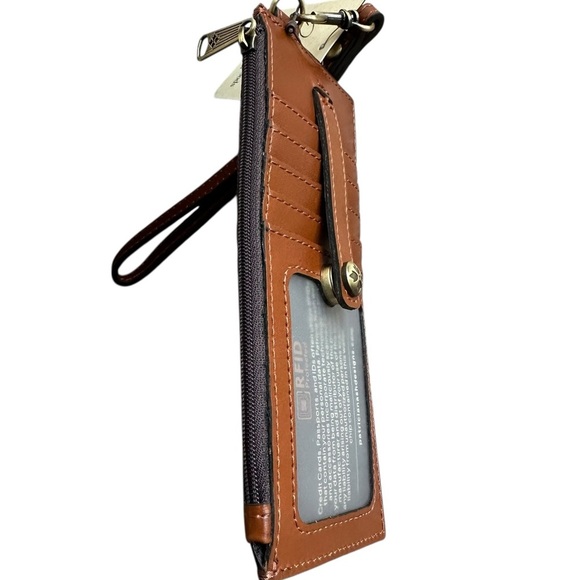 Patricia Nash Leather Alanna Wristlet Wallet - Picture 3 of 5